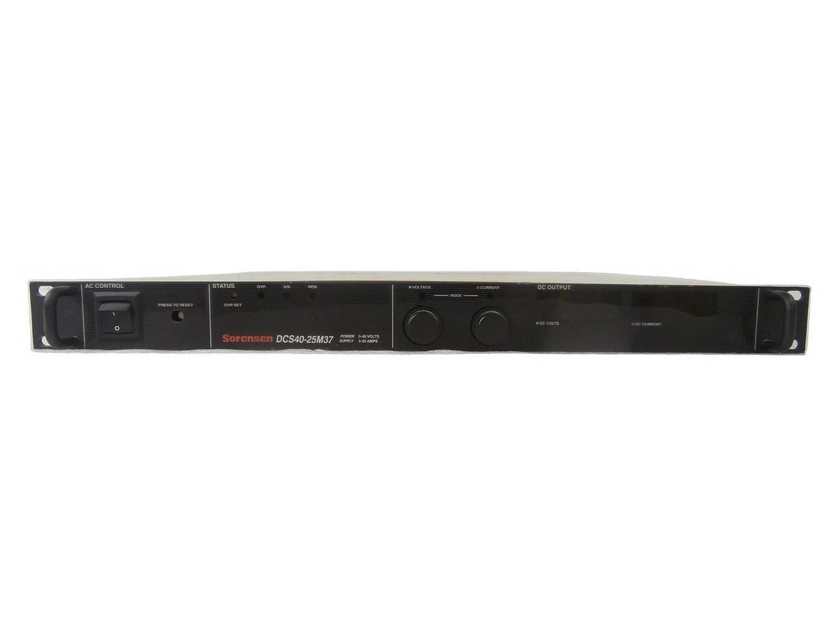 Used Sorensen DCS40-25M37 DC Programmable 1kW Power Supply AMAT Working Surplus
