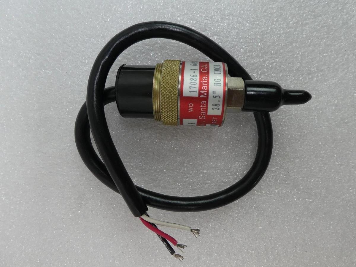 Used Wasco V110U-31W3A-X/6284 8 Vacuum Pressure Switch 17086-1 6/98 Reseller Lot of 4