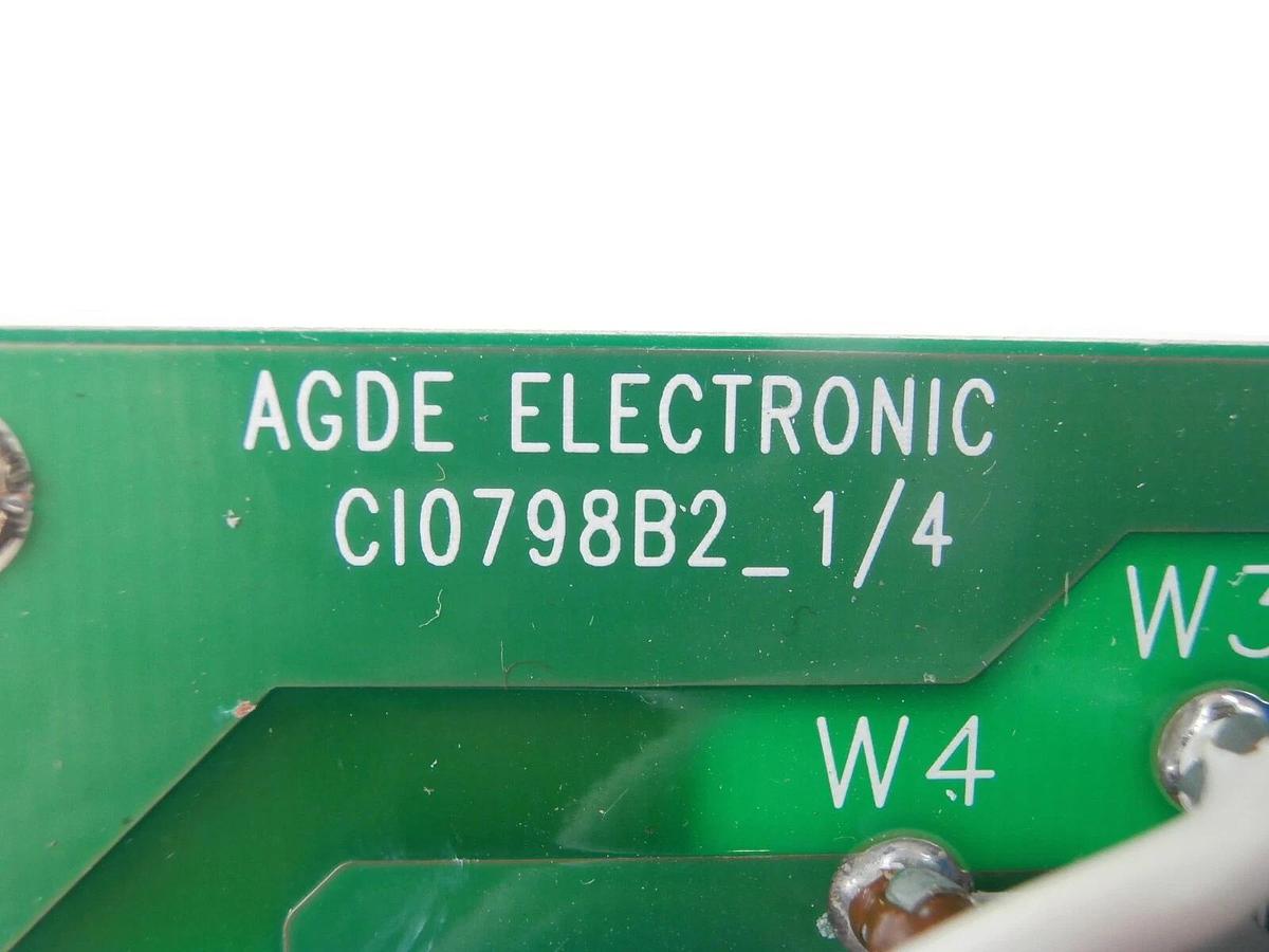 Used AGDE Electronic CF1341-D1 Turbo Power Supply PCB CI0798B2_1/4 Alcatel ACT 1300 M