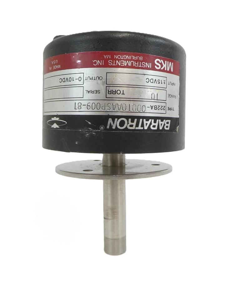 Used MKS Instruments 222BA-00010AASP009-81 Baratron Pressure Transducer Working