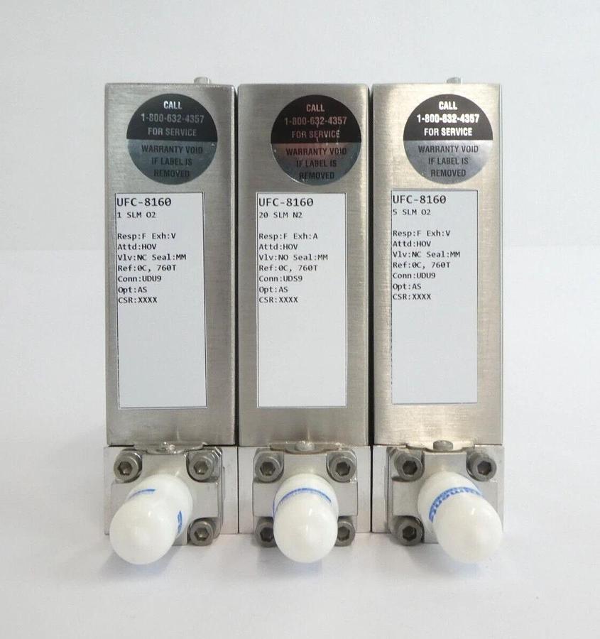 Refurbished Celerity UNIT UFC-8160 UFC-1661 Mass Flow Controller MFC Lot of 7 Refurbished