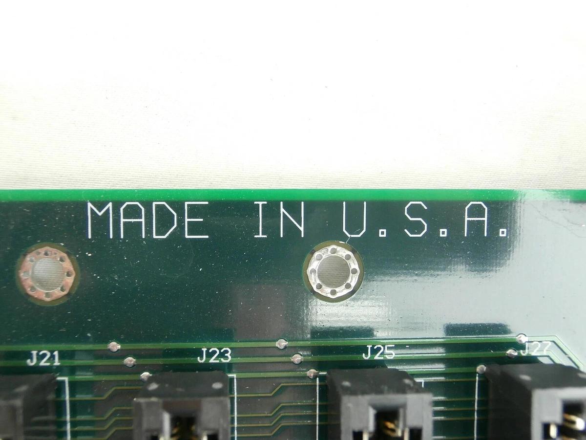 Used Plasma-Therm 9011 ISA 14 Slot Backplane Board PCB 11911411 Clusterlock Spare