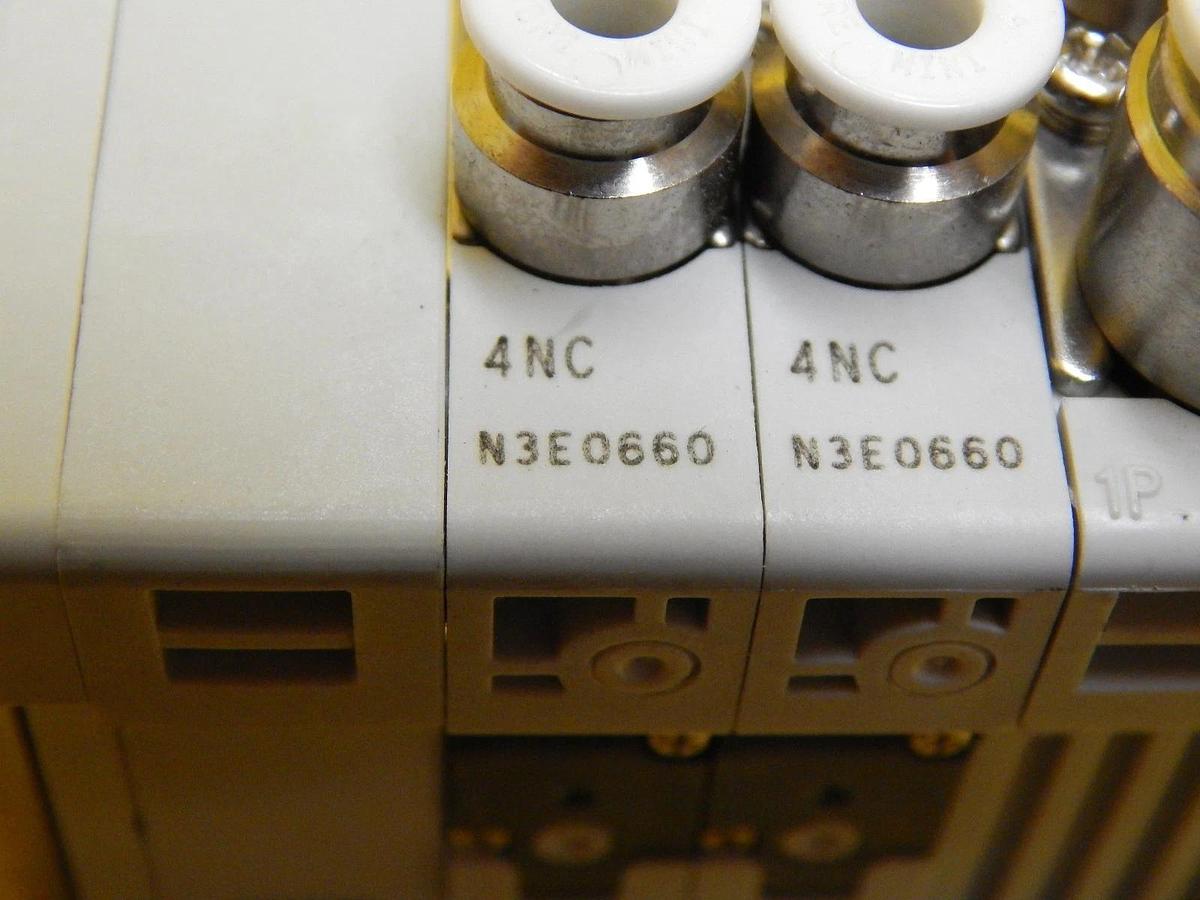 Used CKD N3E0660-M Solenoid Pneumatic Manifold N4EO Reseller Lot of 9 Working