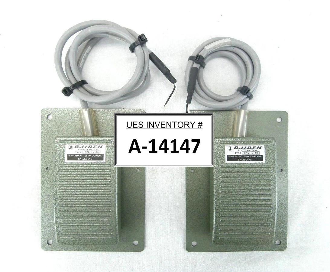 Used Ojiden OFL-1V-S3 Switch Set of 2 ID86-014729-11 ID86-014730-11 TEL Unity II Used