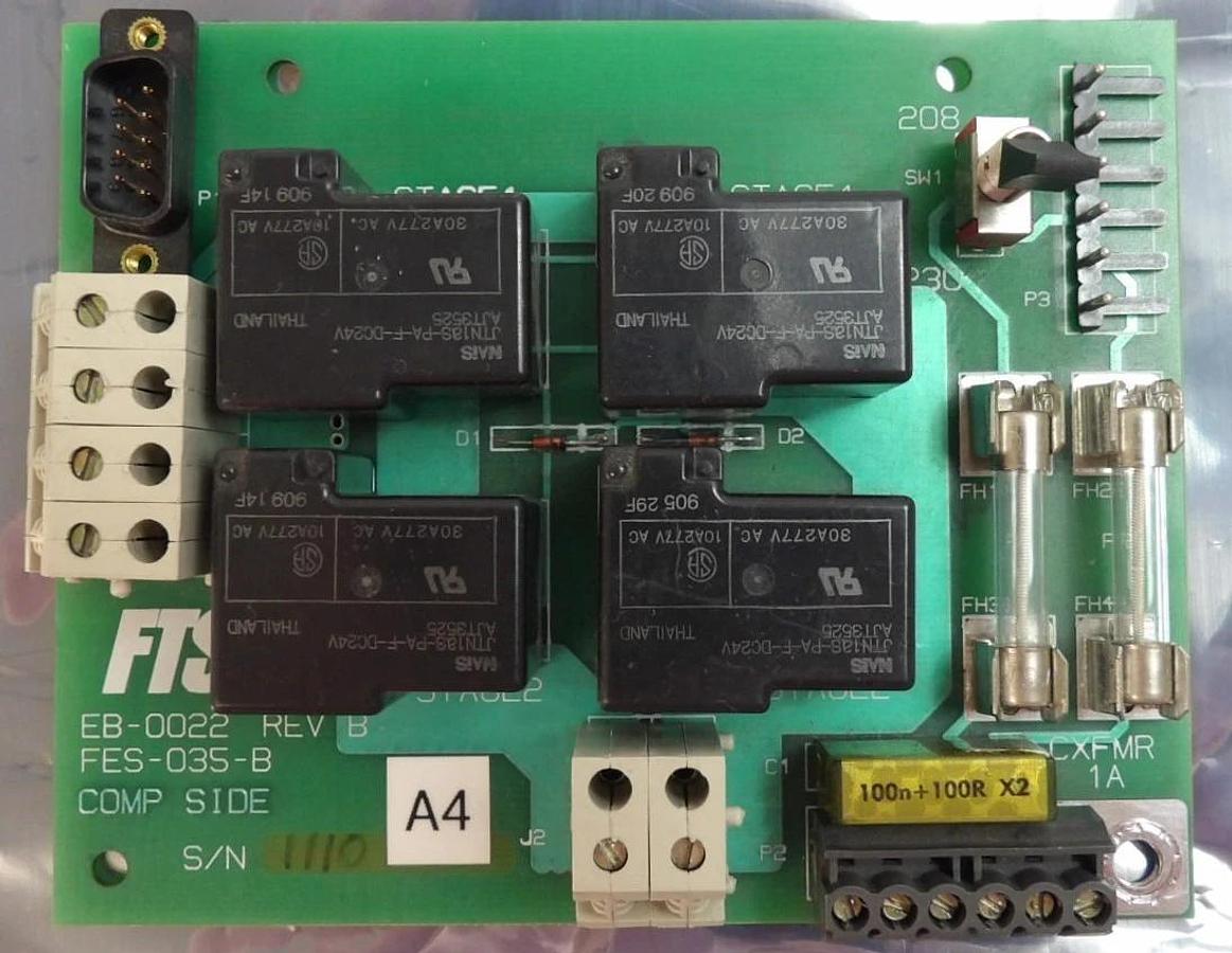 Used FTS Systems EB-0022 Distribution PCB FES-035-B Turbojet System Working Surplus