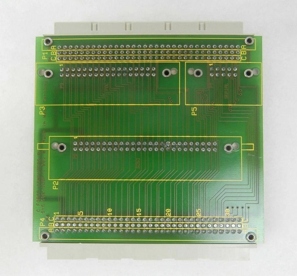 Used Force Computers 700043 I/O Interface PCB SYS68K/IOBP-1 Bio-Rad Q5 Working Spare