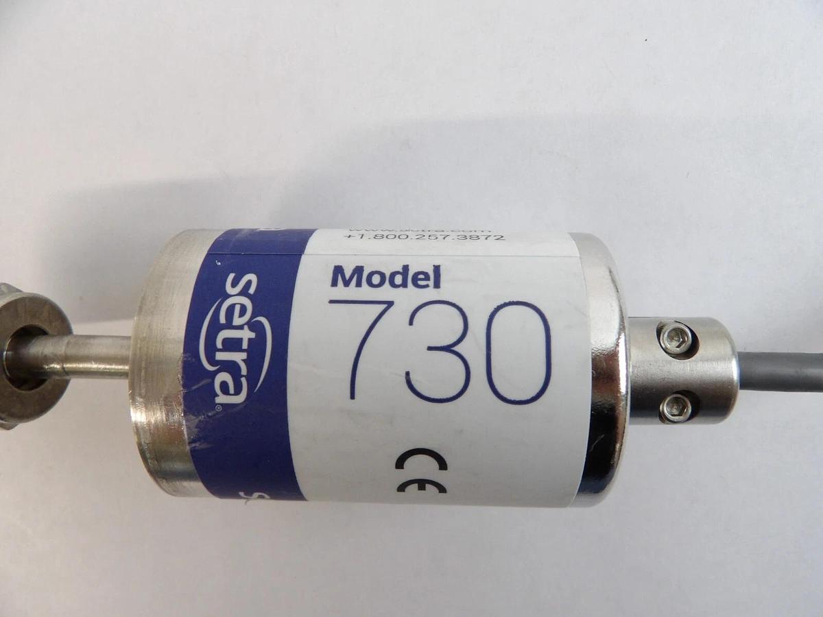 Used Setra Systems 730G100TAD42CZZKA2 Vacuum Transducer Model 730 Working
