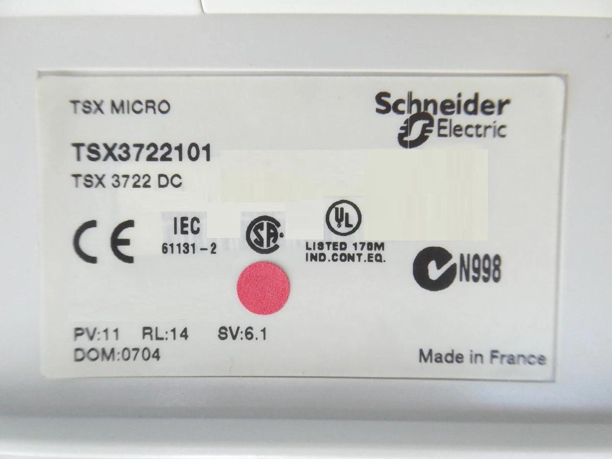 Used Schneider Electric TSX3722101 Modicon Base Module TSX Micro Lot of 2 Working