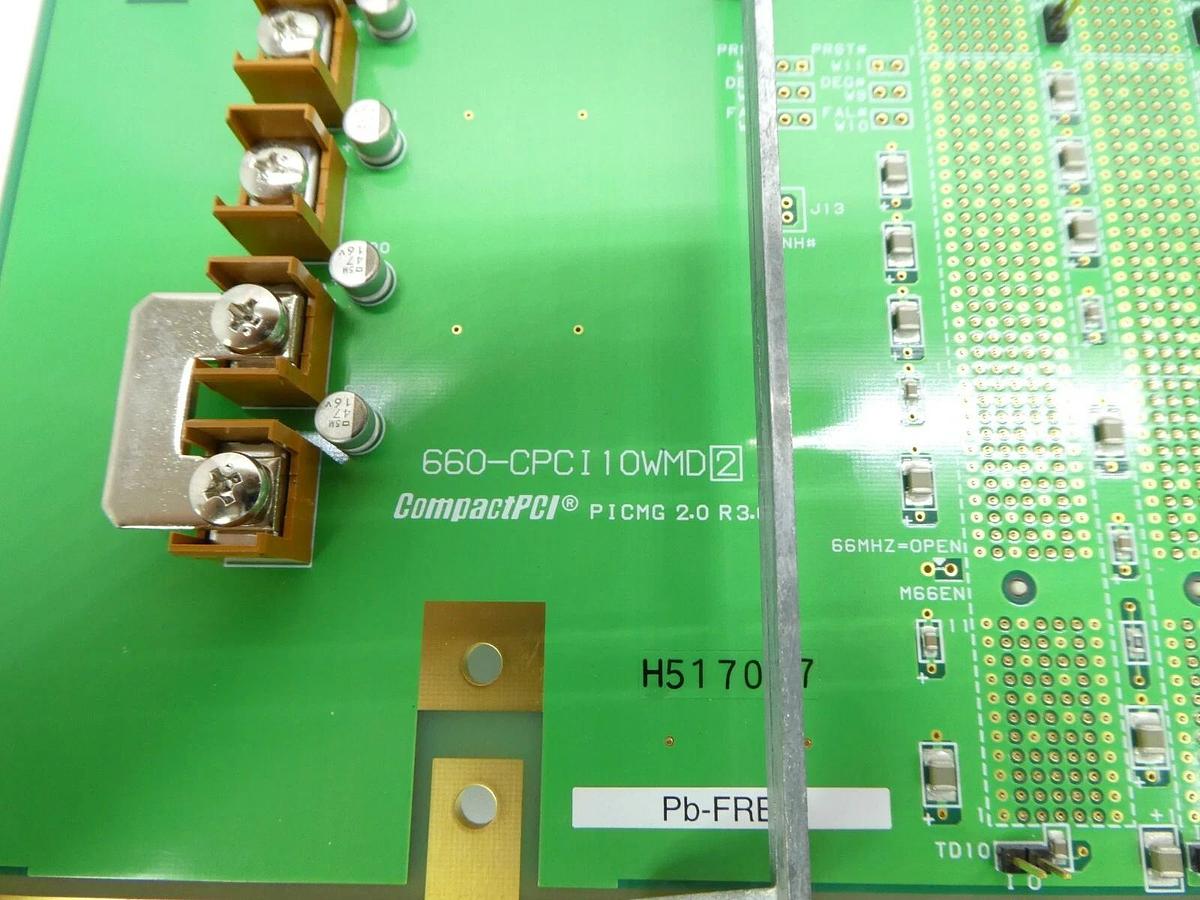 Used Meiden ZN70Z02 VME Backplane CompactPCI PCB 660-CPCI10WMD2 TEL Lithius Working