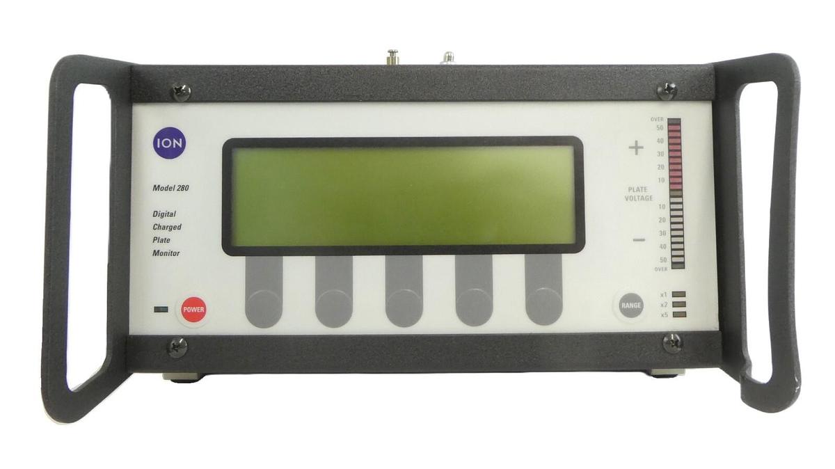 Used Ion Model 280 Digital Charged Plate Monitor Module Working Surplus