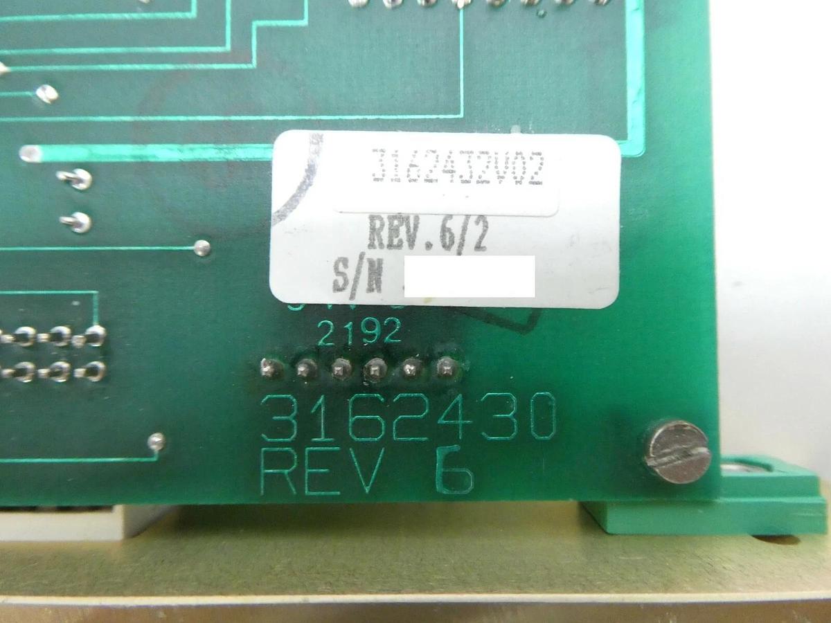 Used BTU Engineering 3162432V02 Paddle and Door Control PCB Card 3162430 As-Is