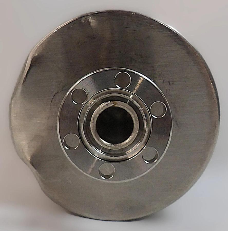 Used MKS Instruments 627FU2TCE5B Baratron Pressure Transducer Dented Spare