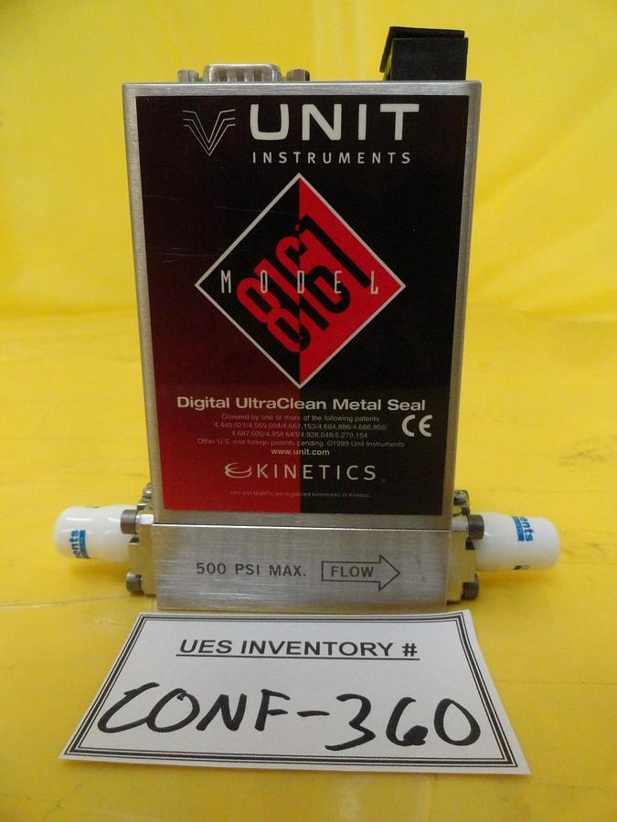 Used UNIT Instruments UFC-8161 Mass Flow Controller AMAT 3030-12413 200 SCCM Cl2 Used