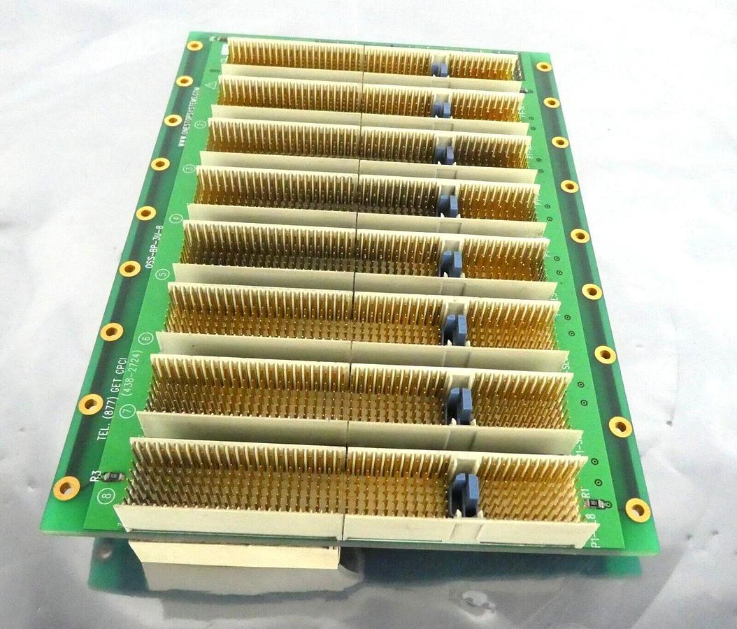 Used OSS One Stop Systems OSS-BP-3U-8 Backplane PCB Board Working Surplus