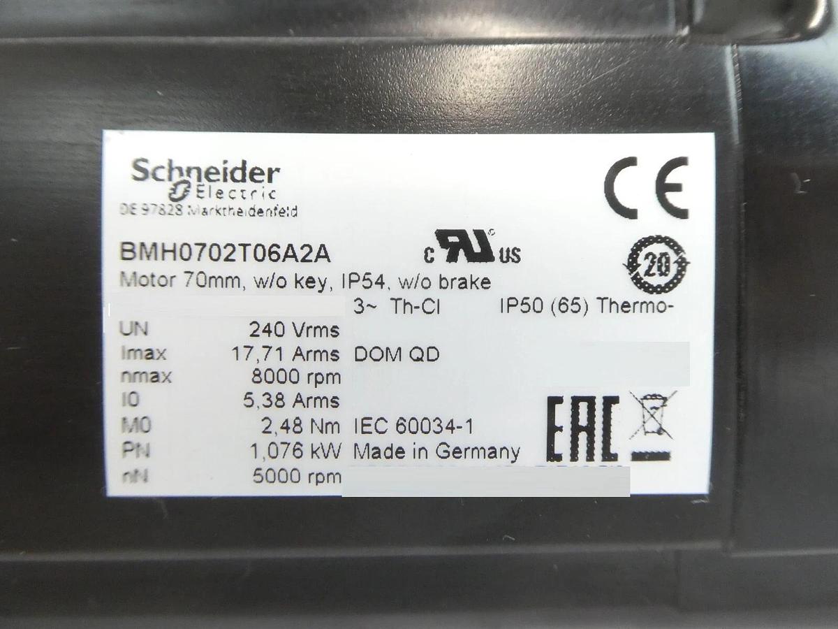 Used AMAT Applied Materials 8401.0001 Magnet Angle Servo Motor BMH0702T06A2A Working
