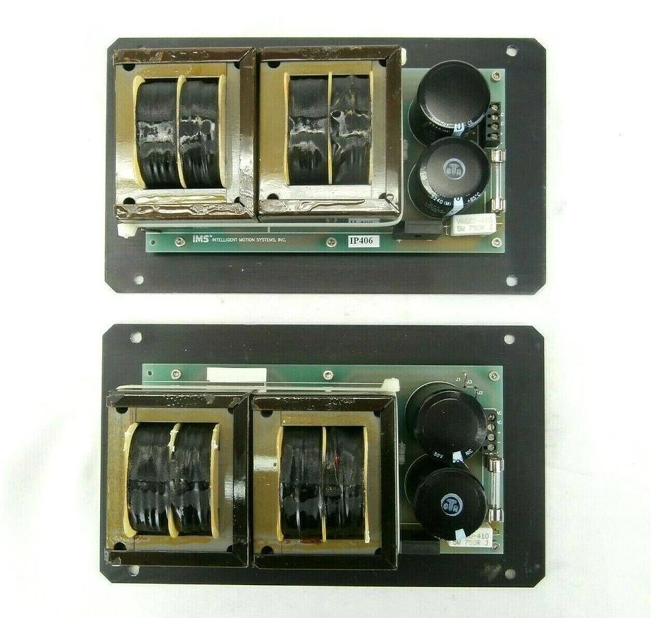 Used IMS Intelligent Motion Systems IP406 Unregulated Power Supply Lot of 2 Spare