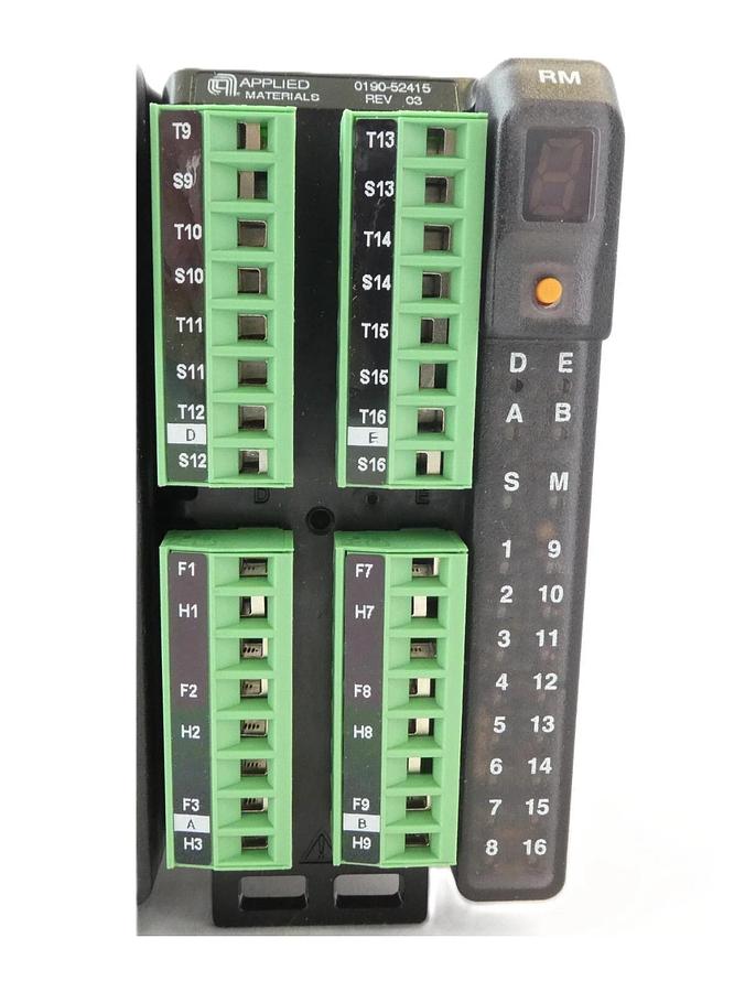 Used AMAT Applied Materials 0195-14978 8-Channel Temperature Controller Working Spare