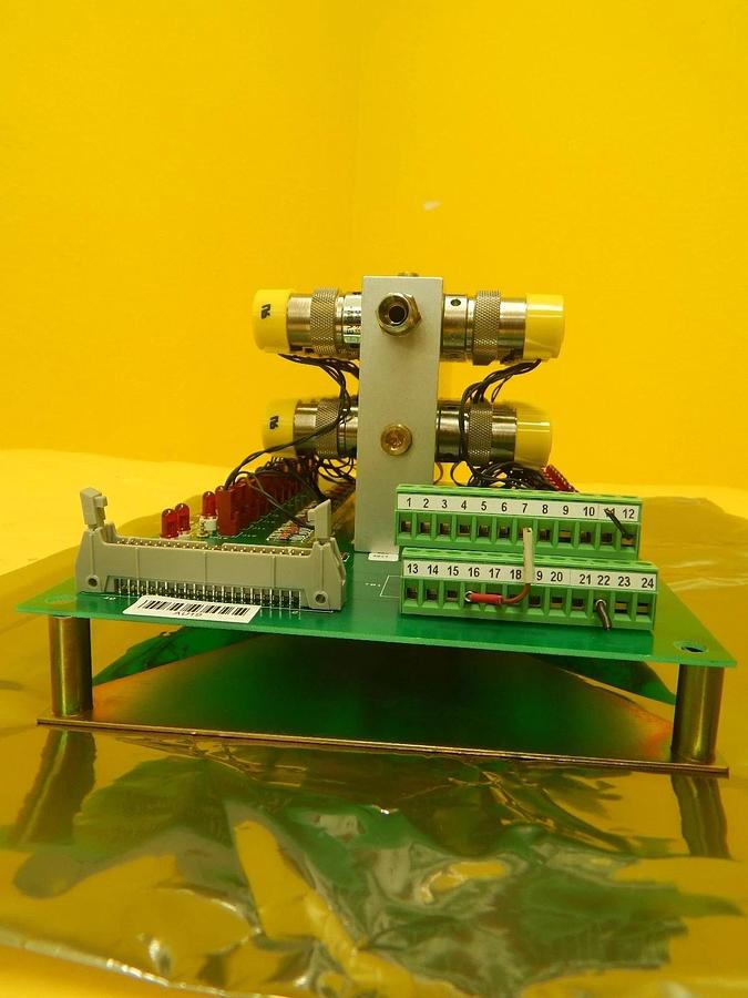 Used ASM 03-320142D03 EV Interface Pneumatic Block PCB Assembly ASM Epsilon 3000 Used