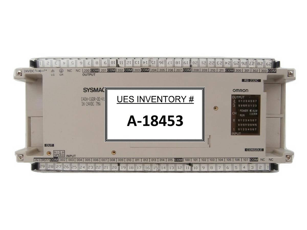 Used Omron C28H-C6DR-DE Programmable Logic Controller PLC SYSMAC C40H A-2000LL Spare