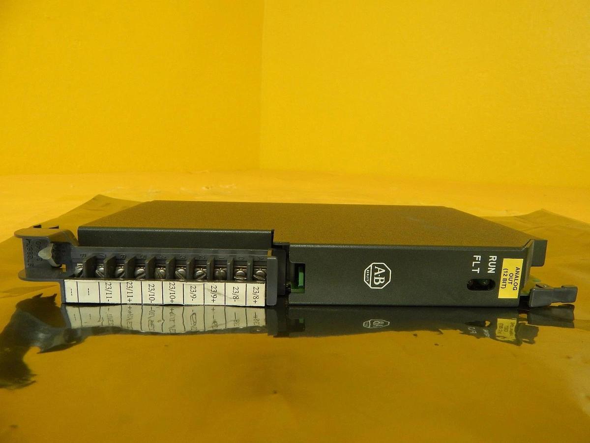 Used AB Allen-Bradley 1771-OFE2 B Analog Output 12 Bit Module PLC PCB Card Used