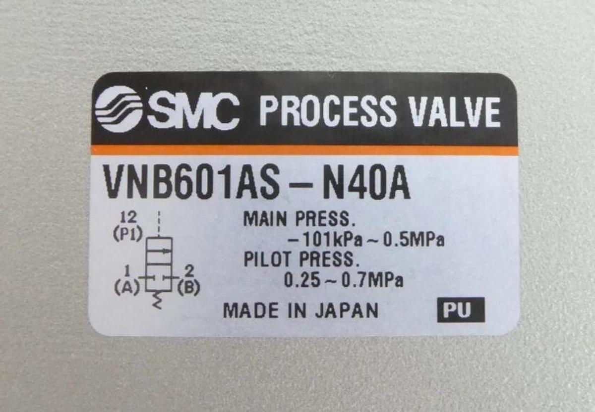 SMC VNB601AS-N40A Pneumatic Process Valve Reseller Lot of 7 New Surplus