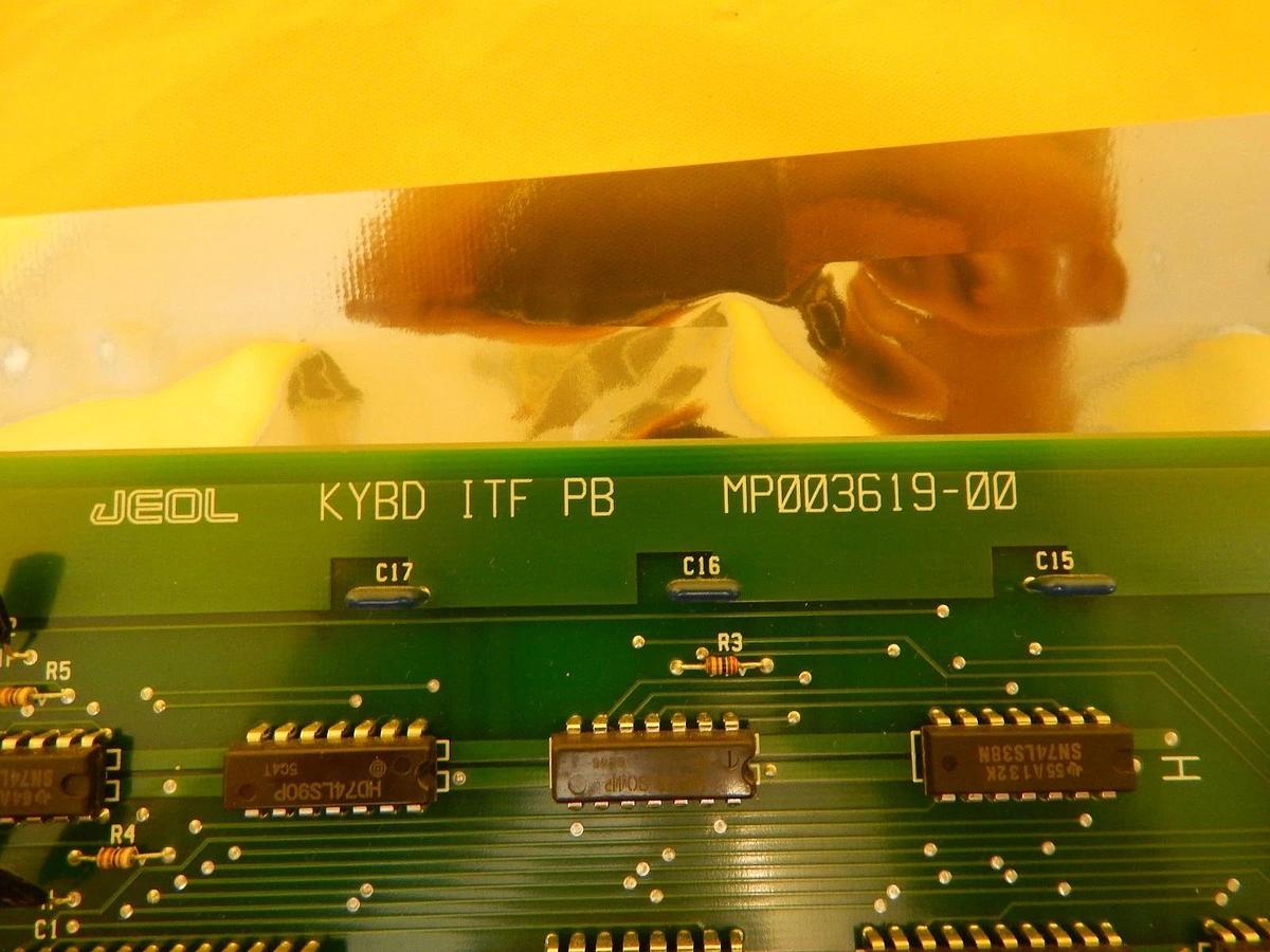 Used JEOL MP003619-00 KYBD ITF PB Interface Board PCB Card JEM-2010F Working