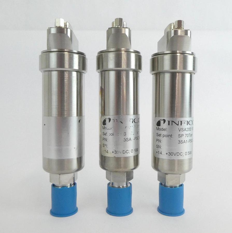 Used Inficon 3SA1-F5C-0700 Absolute Vacuum Switch VSA200 Lot of 9 Working