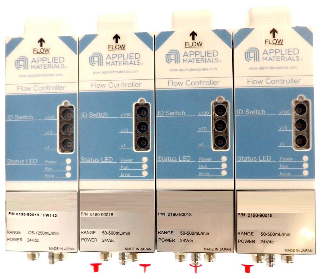 Used AMAT Applied Materials 0190-90018 Flow Controller 50-500mL/min Lot of 4 Working