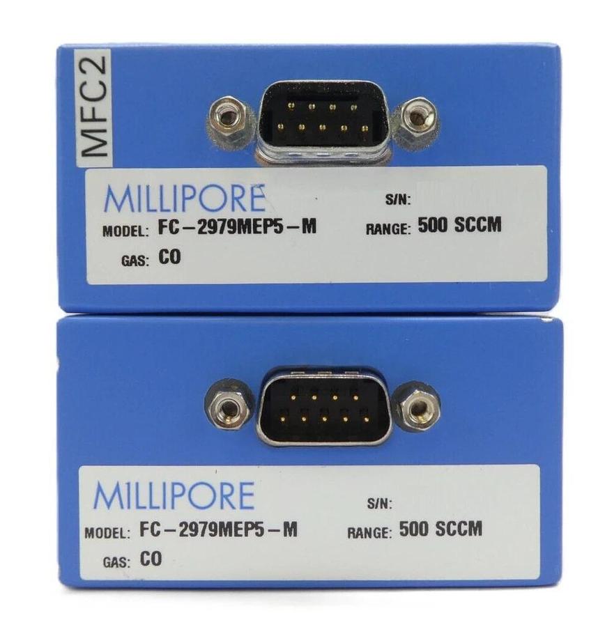 Used Millipore FC-2979MEP5 Mass Flow Controller MFC 2979M Lot of 4 OEM Refurbished