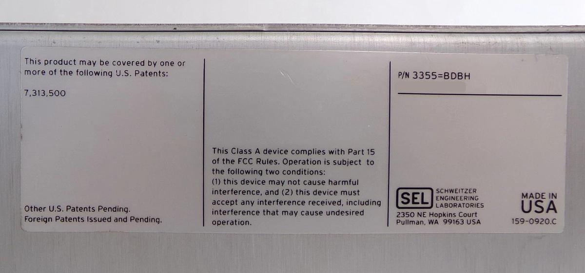 Used Schweitzer 3355=BDBH Industrial Computer PC SEL-3355 i7 2.10GHz 16GB RAM Surplus