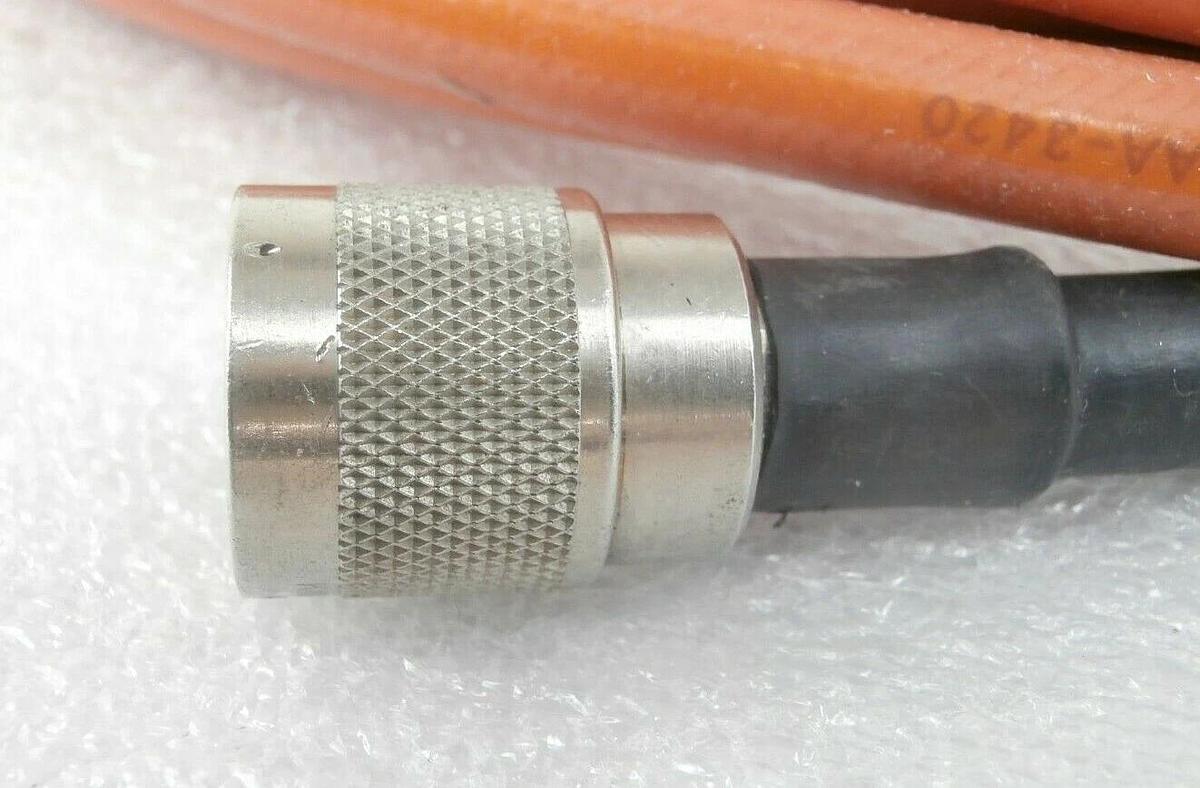 Used Times Microwave Systems 68999 RF Cable 24 Foot Ulvac Enviro II Working Surplus