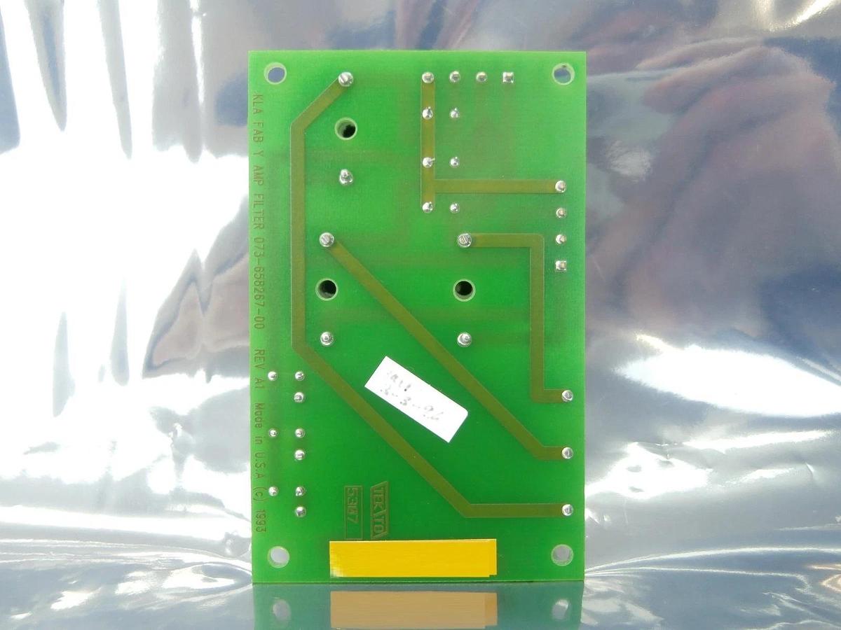 Used KLA Instruments 710-658268-20 Y AMP Filter Board PCB 073-658267-00 2132 Used