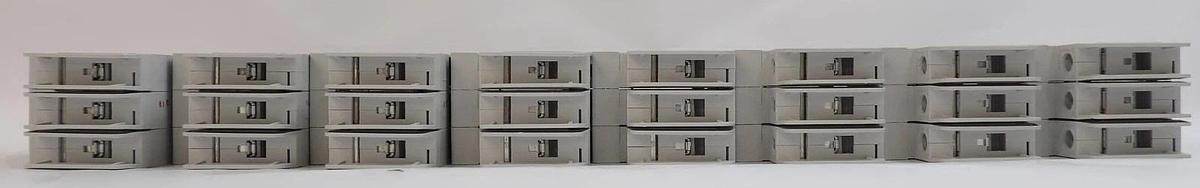 Used Eaton FAZ-D1/3-RT Miniature 3 Pole Circuit Breaker Lot of 8 Working