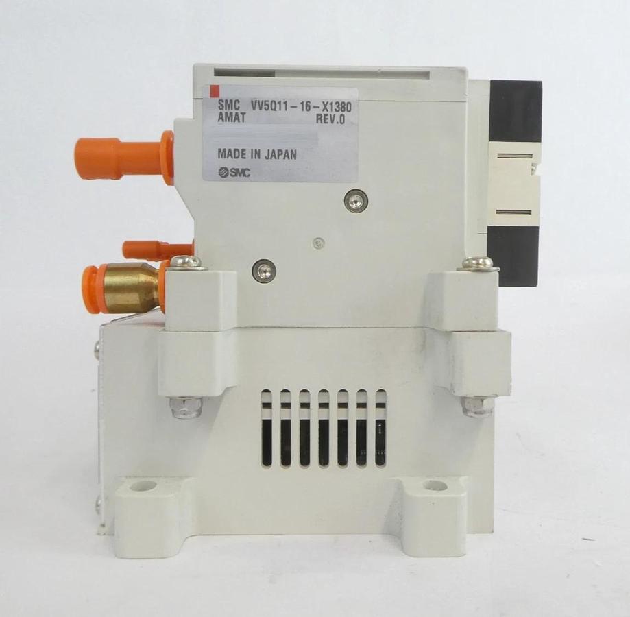 Used SMC VV5Q11 16-Port Pneumatic Manifold Reseller Lot of 4 Working Surplus