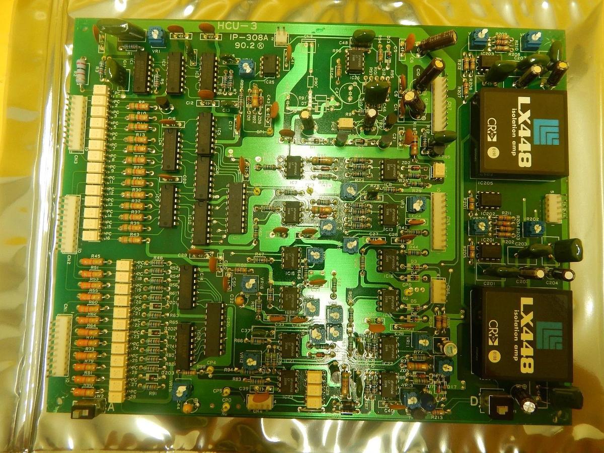 Used Yashibi HCU-3 Isolation Amplifier PCB Board IP-308A 90.2 Used Working
