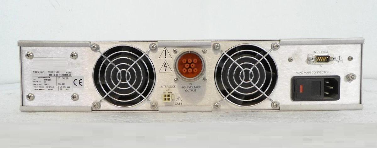 Used Trek 684-1-L-CE Electrostatic Chuck Power Supply 19-137359-00 Untested Surplus