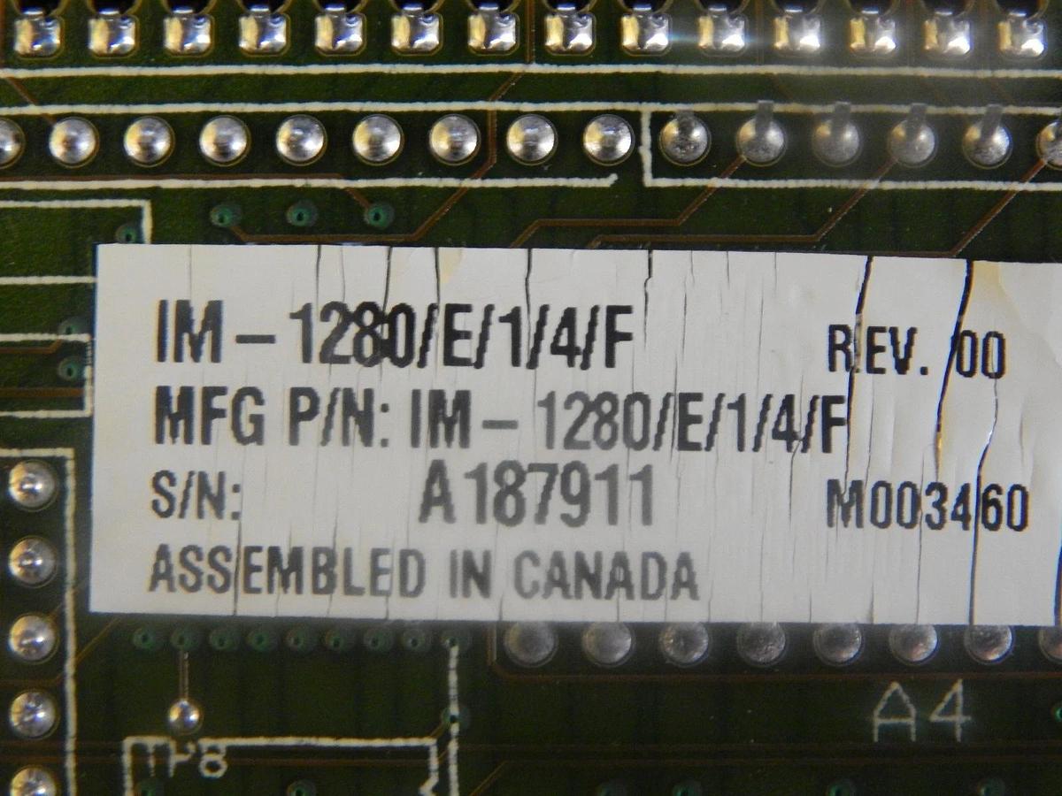 Used Matrox IM-1280/E/1/4/F Video Board Image Series PCB KLA-Tencor 2552X Used