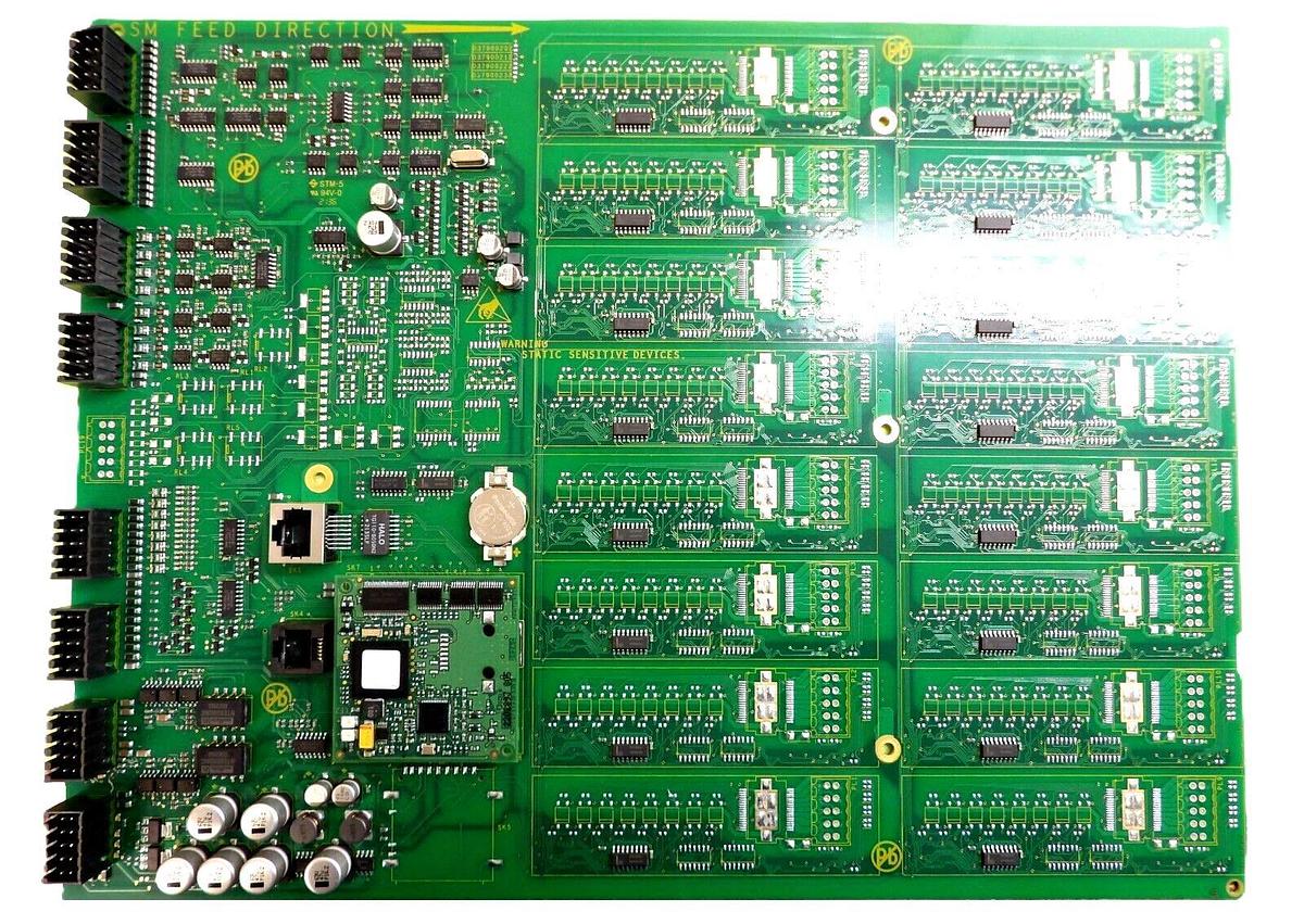 Used Edwards D37900205 ISS D Interface PCB Board Assembly Working Surplus