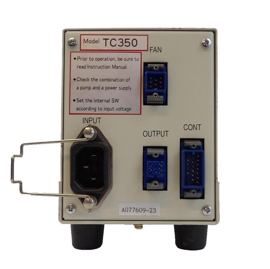 Used Osaka Vacuum TC350 Turbomolecular Pump Power Supply Turbo Untested Surplus