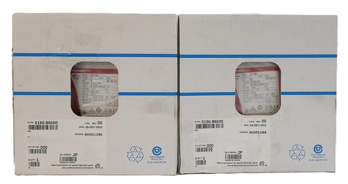 Horiba STEC D517MG Mass Flow Controller MFC CRITERION Lot of 2 New