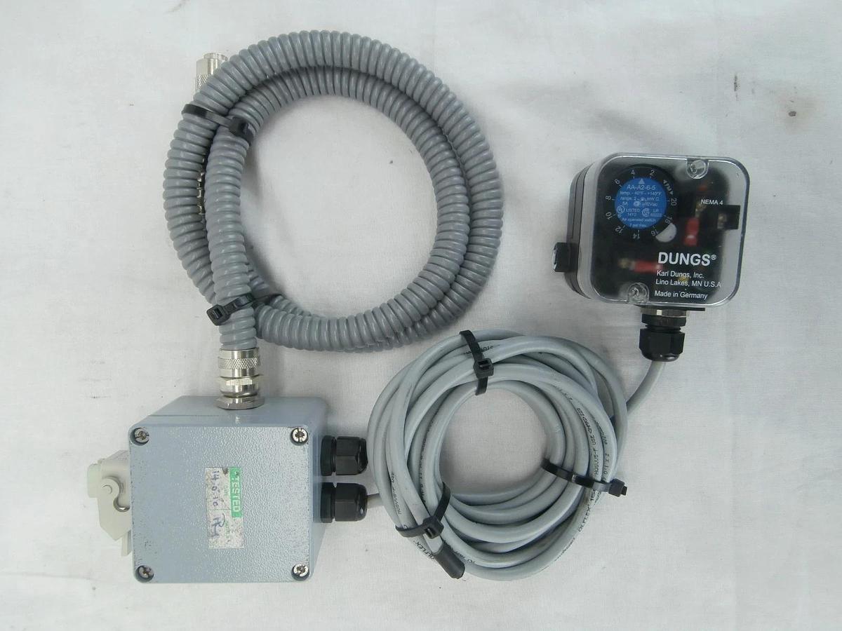 Used Edwards TPU Differential Pressure Switch Assembly Dungs AA-A2-6-5 Lot of 4 Used
