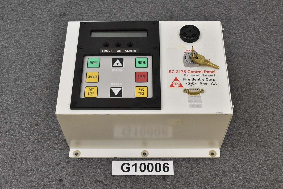 Used Fire Sentry Corp S7-2175 Control Panel