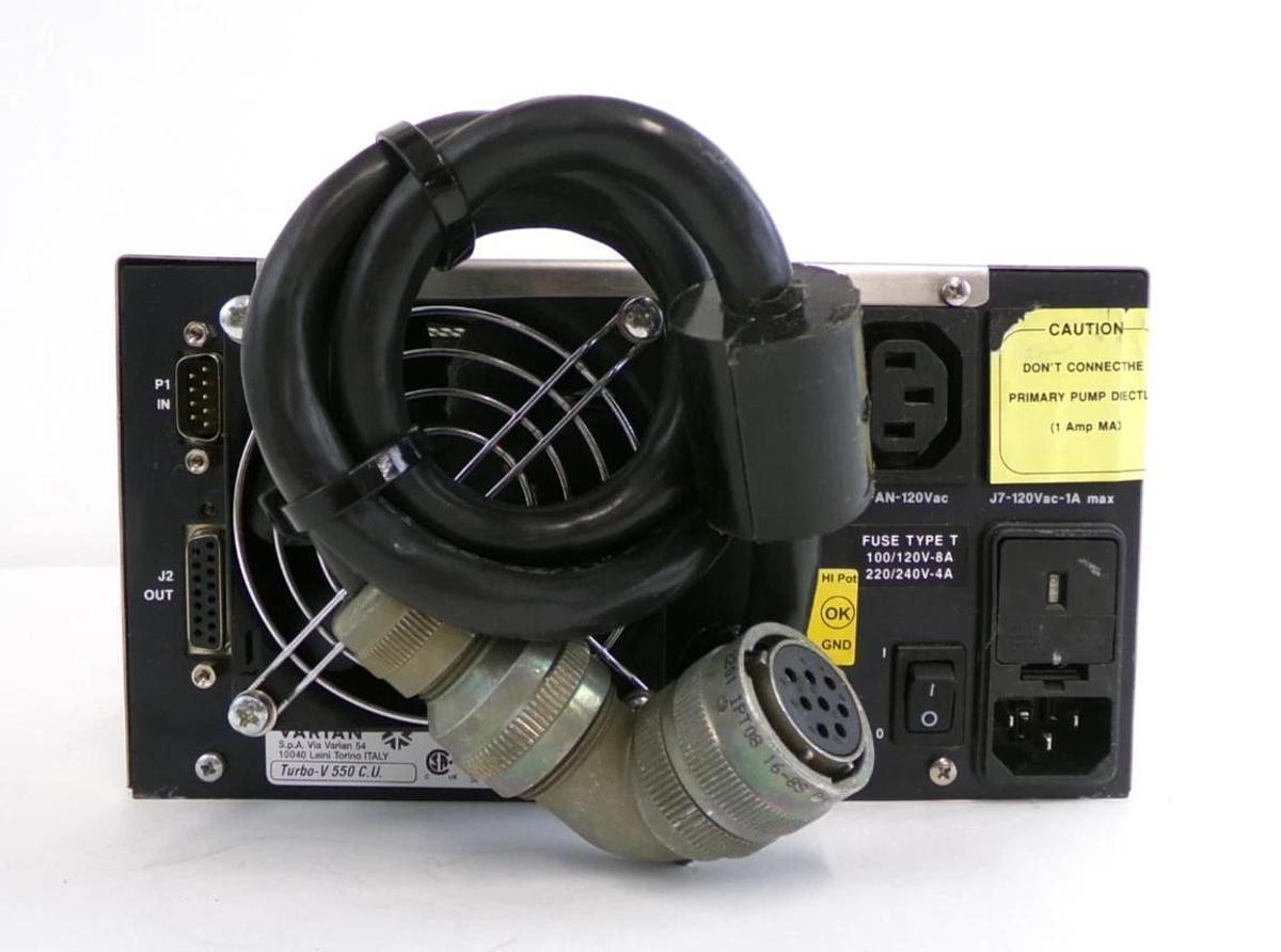 Used Turbo-V 550 C.U. Varian 9699444S012 Turbomolecular Pump Controller Working