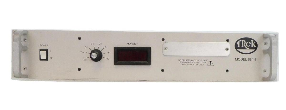 Used Trek 684-1-L-CE Electrostatic Chuck Power Supply 619-00211-00 Untested Surplus
