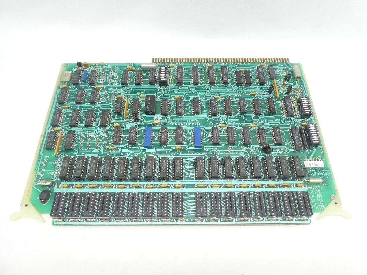 Used Texas Instruments 1600252-0005 RAM Module PCB Card TM990/203A-2 Varian F9646001