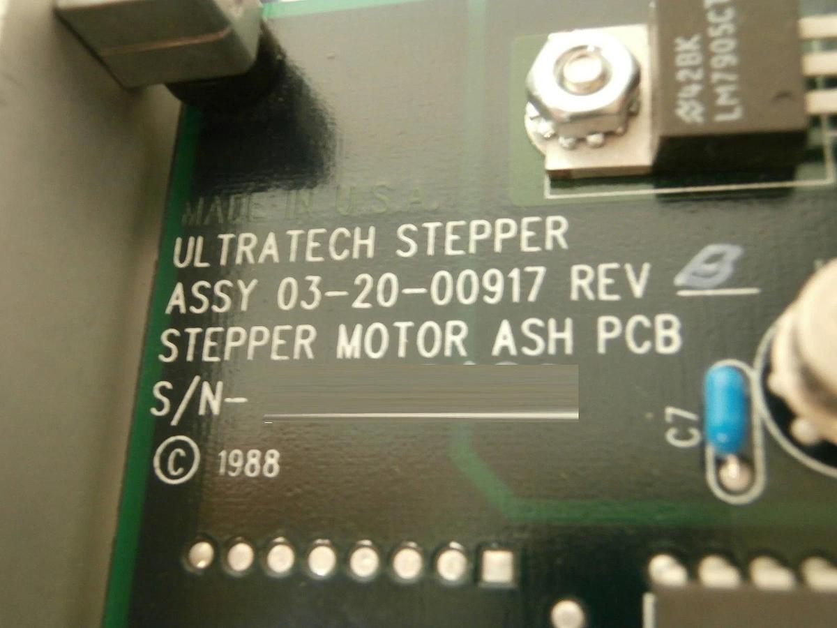 Used Ultratech Stepper 03-20-01403-10 VME Stepper Motor ASH PCB Card 4700 Titan Spare