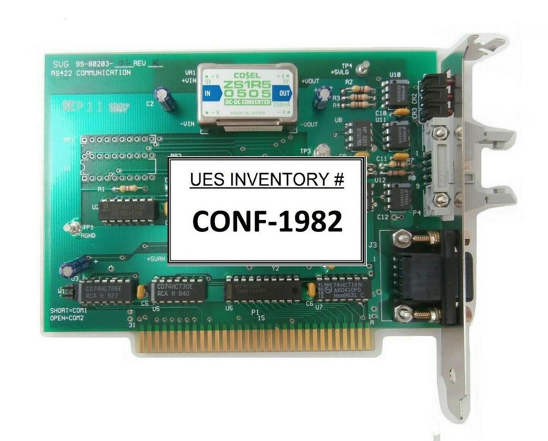 Used SVG Silicon Valley Group 99-80203-02 RS422 Communication PCB Card Rev. K Spare