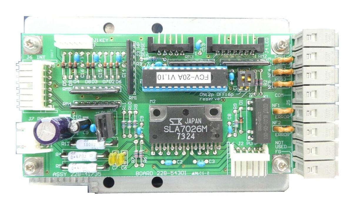 Used Shimadzu 228-41735 Valve Motor Drive PCB 228-54301 Working Surplus