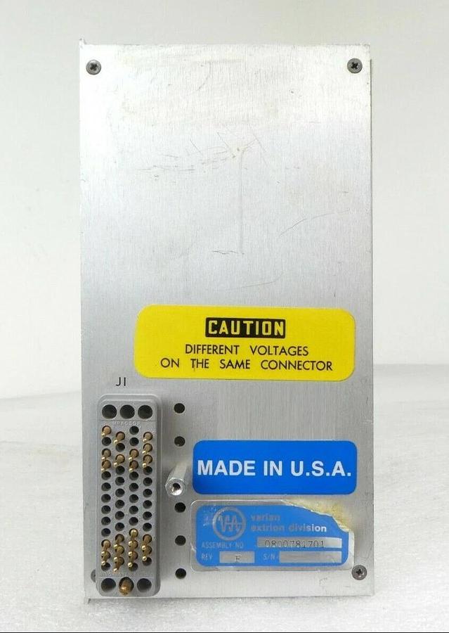 Used Varian Ion Implant Systems 0800781701 Electron Bias Supply Working Surplus