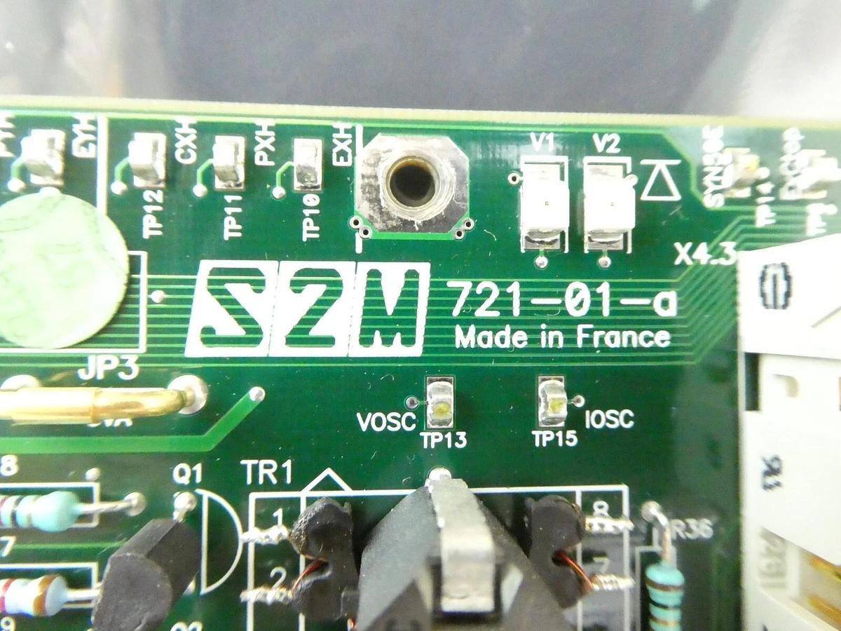 Used Edwards S2M 721-01-a Turbomolecular Pump Controller Processor PCB Turbo Working